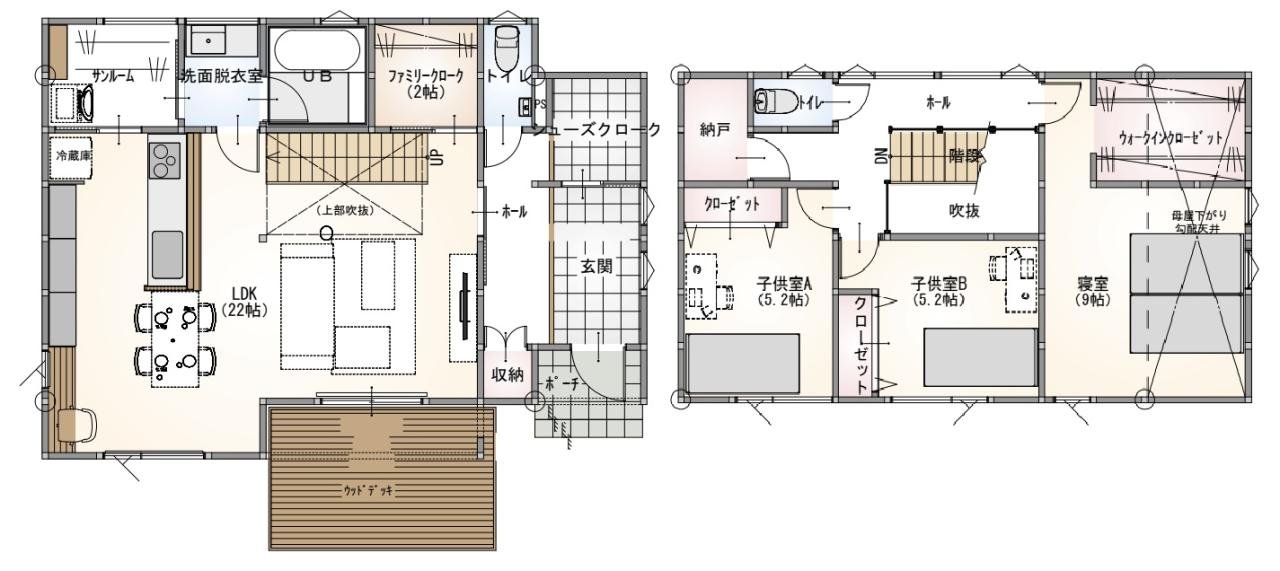 水道町展示場平面図